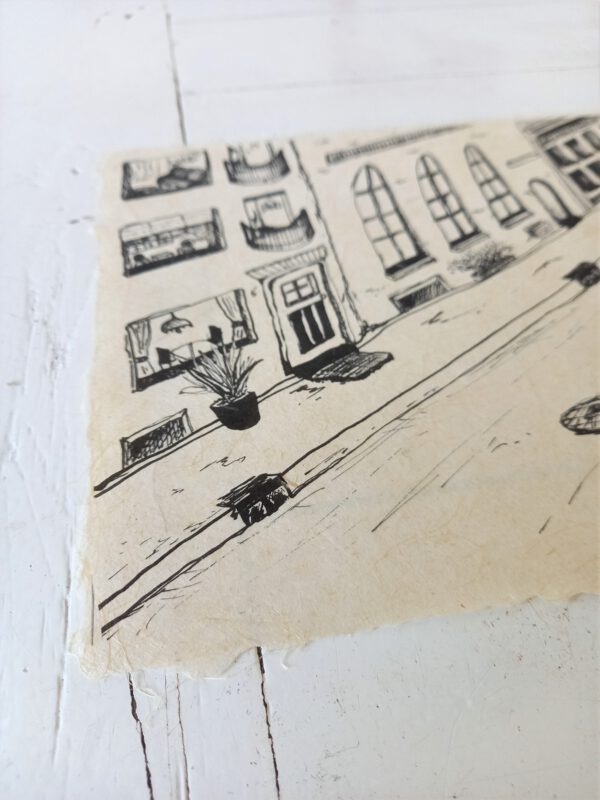 STREET - Print on papyrus - Image 3