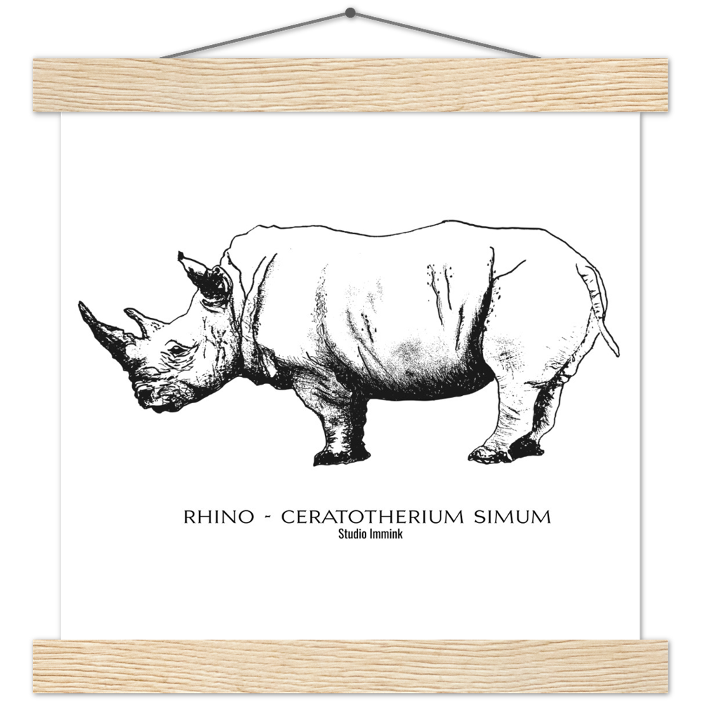 with RHINO Immink - hanger Studio Print – poster